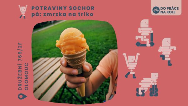 Na triko: kopeček zmrzliny v Potravinách Sochor