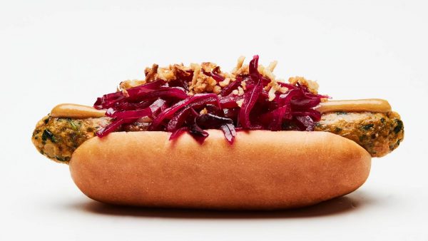 Zeleninový hot dog v IKEA Zličín pro cyklisty